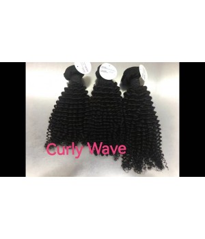10A Unprocessed Human Hair Extensions  Brazilian Hair Weaving Body Wave/Straight / Curly Wave / Loose Wave / Deep Wave